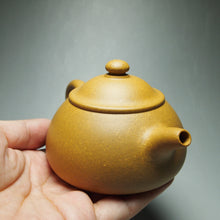 Load image into Gallery viewer, Huangjin Duan Limao Yixing Teapot 黄金段笠帽 130ml