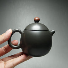 Load image into Gallery viewer, 130ml Red Knob Dragon Egg Nixing Teapot by Li Wenxin 李文新坭兴龙蛋
