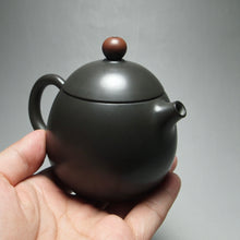Load image into Gallery viewer, 130ml Red Knob Dragon Egg Nixing Teapot by Li Wenxin 李文新坭兴龙蛋