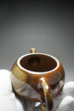 Load image into Gallery viewer, Wood Fired Round Nixing Teapot by Li Wenxin 李文新柴烧壶 130ml