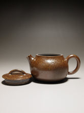 Load image into Gallery viewer, Wood Fired Guweng Nixing Teapot by Li Wenxin 坭兴李文新柴烧古瓮 130ml