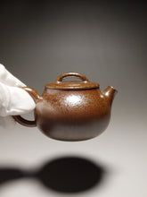 Load image into Gallery viewer, Wood Fired Guweng Nixing Teapot by Li Wenxin 坭兴李文新柴烧古瓮 130ml