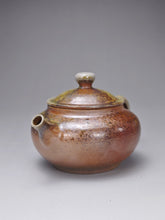 Load image into Gallery viewer, Wood Fired Shuiping Nixing Teapot by Li Wenxin 李文新柴烧坭兴水平壶 130ml