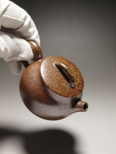 Load image into Gallery viewer, Wood Fired Guweng Nixing Teapot by Li Wenxin 坭兴李文新柴烧古瓮 130ml