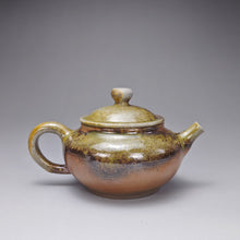 Load image into Gallery viewer, Wood Fired Shuiping Nixing Teapot by Li Wenxin 李文新柴烧坭兴水平壶 130ml