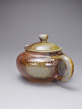 Load image into Gallery viewer, Wood Fired Shuiping Nixing Teapot by Li Wenxin 李文新柴烧坭兴水平壶 130ml