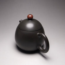 Load image into Gallery viewer, 130ml Red Knob Dragon Egg Nixing Teapot by Li Wenxin 李文新坭兴龙蛋