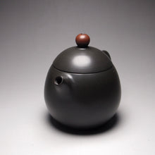 Load image into Gallery viewer, 130ml Red Knob Dragon Egg Nixing Teapot by Li Wenxin 李文新坭兴龙蛋