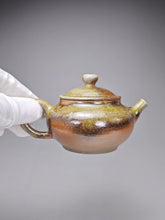 Load image into Gallery viewer, Wood Fired Shuiping Nixing Teapot by Li Wenxin 李文新柴烧坭兴水平壶 130ml