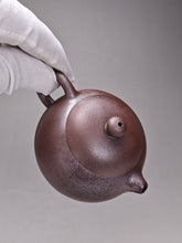 Load image into Gallery viewer, Wood Fired Lao Zini Xishi Yixing Teapot 柴烧老紫泥西施 135ml