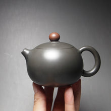 Load image into Gallery viewer, 135ml Red Knob Xishi Nixing Teapot by Li Wenxin 李文新坭兴西施壶