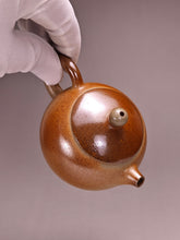 Load image into Gallery viewer, Wood Fired Xishi Nixing Teapot by Li Wenxin 李文新柴烧坭兴西施壶 135ml