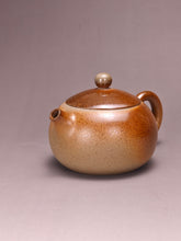 Load image into Gallery viewer, Wood Fired Xishi Nixing Teapot by Li Wenxin 李文新柴烧坭兴西施壶 135ml