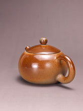 Load image into Gallery viewer, Wood Fired Xishi Nixing Teapot by Li Wenxin 李文新柴烧坭兴西施壶 135ml