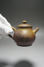 Load image into Gallery viewer, Wood Fired Panhu Nixing Teapot by Li Wenxin 李文新柴烧坭兴壶 140ml