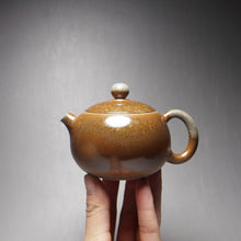 Load image into Gallery viewer, Wood Fired Xishi Nixing Teapot by Li Wenxin 李文新柴烧坭兴西施壶 140ml