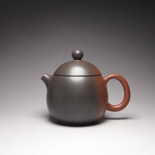 Load image into Gallery viewer, 140ml Dragon Egg Nixing Teapot with Yaobian by Li Wenxin 李文新泥兴阴阳龙蛋