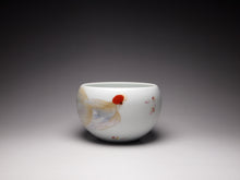 Load image into Gallery viewer, Gliding Fish Falangcai Porcelain Bowl Teacup 珐琅彩飞鱼自乐杯 140ml