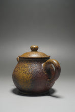 Load image into Gallery viewer, Wood Fired Panhu Nixing Teapot by Li Wenxin 李文新柴烧坭兴壶 140ml