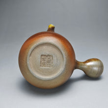 Load image into Gallery viewer, Wood Fired Side Handle Nixing Teapot by Li Wenxin 李文新柴烧坭兴侧把壶 140ml