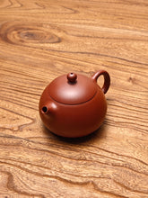 Load image into Gallery viewer, Fully Handmade Hongpilong Xishi Yixing Teapot 全手工红皮龙西施 145ml