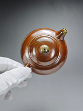 Load image into Gallery viewer, Wood Fired Fanggu Nixing Teapot by Li Wenxin 李文新柴烧坭兴仿古 145ml