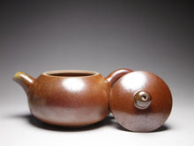 Load image into Gallery viewer, Wood Fired Bian Xishi Nixing Teapot by Li Wenxin 柴烧坭兴扁西施壶 145ml