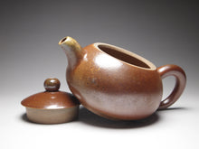 Load image into Gallery viewer, Wood Fired Bian Xishi Nixing Teapot by Li Wenxin 柴烧坭兴扁西施壶 145ml