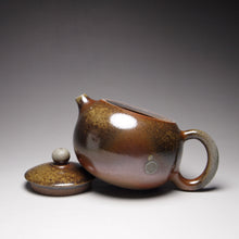 Load image into Gallery viewer, Wood Fired Xishi Nixing Teapot by Li Wenxin 李文新柴烧坭兴西施壶 145ml