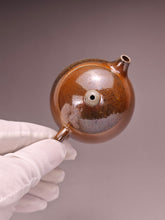 Load image into Gallery viewer, Wood Fired Dragon Egg Nixing Teapot by Li Wenxin 李文新柴烧坭兴龙蛋壶 145ml