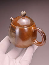 Load image into Gallery viewer, Wood Fired Dragon Egg Nixing Teapot by Li Wenxin 李文新柴烧坭兴龙蛋壶 145ml