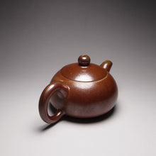 Load image into Gallery viewer, Wood Fired Bian Xishi Nixing Teapot by Li Wenxin 柴烧坭兴扁西施壶 145ml