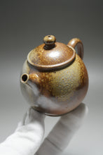 Load image into Gallery viewer, Wood Fired Round Nixing Teapot by Li Wenxin 李文新柴烧坭兴壶 145ml