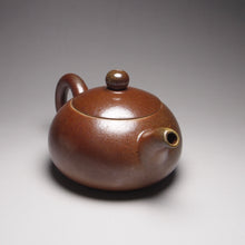 Load image into Gallery viewer, Wood Fired Bian Xishi Nixing Teapot by Li Wenxin 柴烧坭兴扁西施壶 145ml