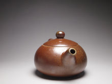 Load image into Gallery viewer, Wood Fired Bian Xishi Nixing Teapot by Li Wenxin 柴烧坭兴扁西施壶 145ml