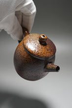 Load image into Gallery viewer, Wood Fired Tall Rustic Nixing Teapot by Li Wenxin 李文新柴烧坭兴壶 150ml