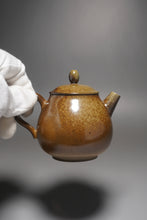 Load image into Gallery viewer, Wood Fired Gaopan Nixing Teapot by Li Wenxin 李文新柴烧坭兴壶 150ml