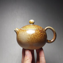 Load image into Gallery viewer, Wood Fired Xishi Nixing Teapot by Li Wenxin 李文新柴烧坭兴西施壶 150ml