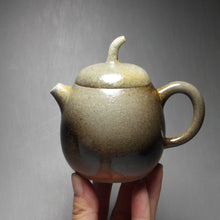Load image into Gallery viewer, Dafengjiang Wood Kiln Fired Melon Nixing Teapot no.2 大风江柴烧泥兴壶 150ml