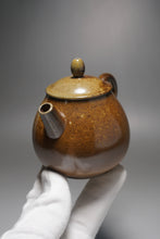 Load image into Gallery viewer, Wood Fired Gaopan Nixing Teapot by Li Wenxin 李文新柴烧坭兴壶 150ml