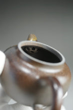 Load image into Gallery viewer, Wood Fired Handpicked TianQingNi Shiyuan Yixing Teapot 柴烧天青泥柿圆 150ml