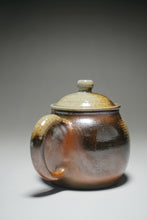 Load image into Gallery viewer, Wood Fired Oval Nixing Teapot by Li Wenxin 李文新柴烧壶 150ml