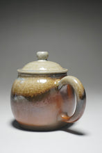 Load image into Gallery viewer, Wood Fired Oval Nixing Teapot by Li Wenxin 李文新柴烧壶 150ml