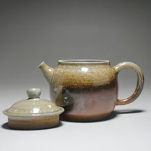 Load image into Gallery viewer, Wood Fired Oval Nixing Teapot by Li Wenxin 李文新柴烧壶 150ml