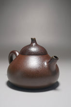 Load image into Gallery viewer, Wood Fired Lao Zini Gourd Yixing Teapot 柴烧五号井紫泥匏瓜 150ml