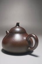 Load image into Gallery viewer, Wood Fired Lao Zini Gourd Yixing Teapot 柴烧五号井紫泥匏瓜 150ml