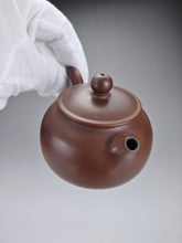 Load image into Gallery viewer, 150ml Bian Fanggu Nixing Teapot by Li Wenxin 李文新坭兴扁仿古