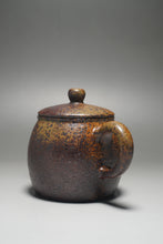 Load image into Gallery viewer, Wood Fired Tall Rustic Nixing Teapot by Li Wenxin 李文新柴烧坭兴壶 150ml