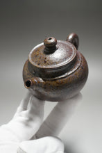 Load image into Gallery viewer, Wood Fired Round Rustic Nixing Teapot by Li Wenxin 李文新柴烧坭兴壶 155ml