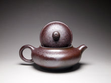 Load image into Gallery viewer, Wood Fired Lao Zini Short Panhu Yixing Teapot 柴烧老紫泥矮潘壶 155ml